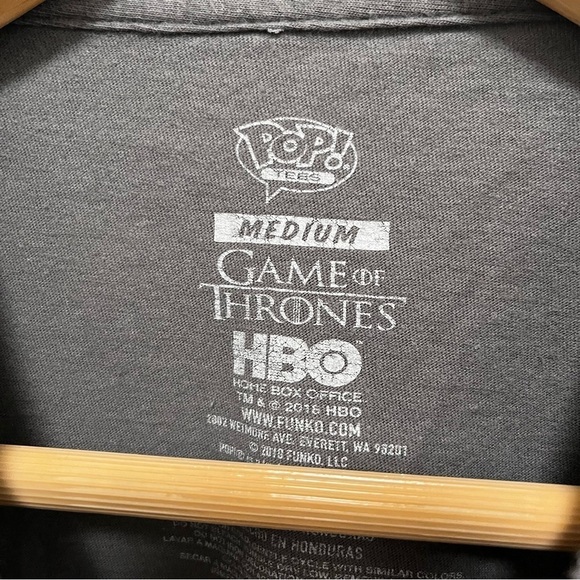 GAME OF THRONES X Funko Jon Snow Dragon Baby Tee Size Medium - Picture 3 of 6